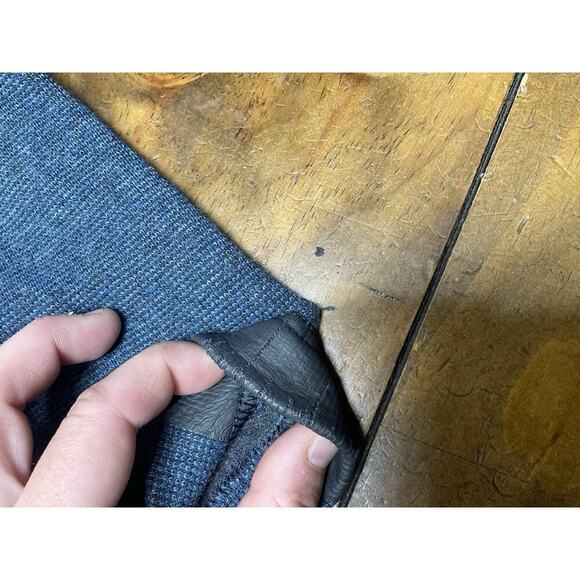 Mountain Hardwear Sweater Mens XL Blue Wool Blend 1/4 Zip Pullover Outdoors - Picture 7 of 16